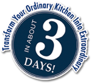 Transform your kitchen in about 3 days!